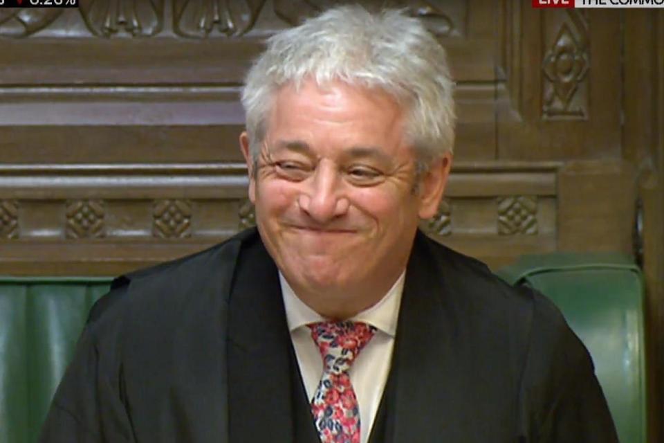 Speaker John Bercow ordered Ian Blackford out of the chamber