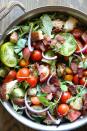 <p>Bacon and crunchy croutons make this salad feel more like the sandwich you know and love.</p><p><span>Get the recipe from <a href="/cooking/recipe-ideas/recipes/a49014/skillet-blt-panzanella-recipe/" data-ylk="slk:Delish.;elm:context_link;itc:0;sec:content-canvas" class="link ">Delish.</a></span> </p>