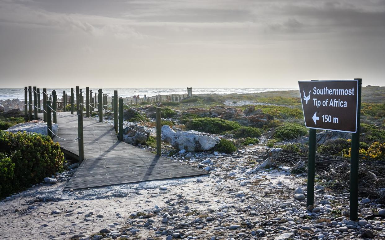 Cape Agulhas in South Africa, where the Atlantic and Indian oceans collide - Johan Sjolander