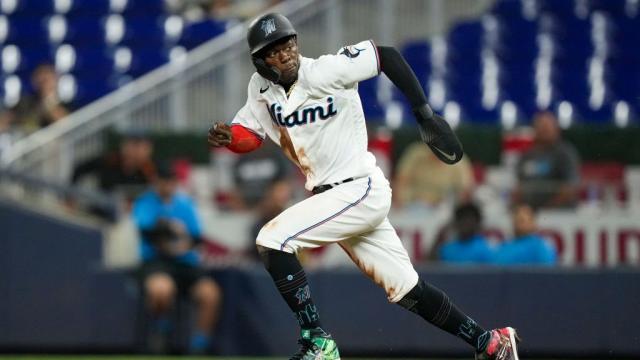 Marlins' Jazz Chisholm exits game against Atlanta with scary injury