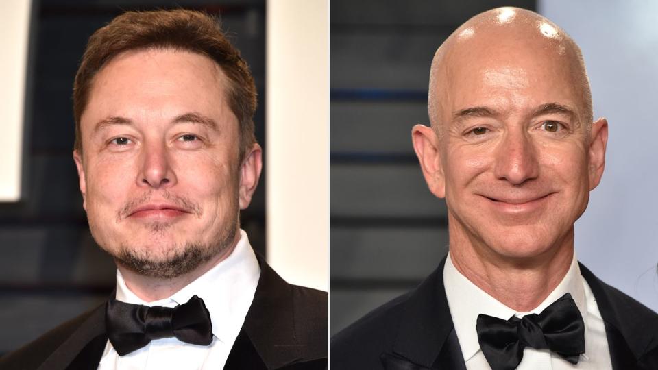 Elon Musk, Jeff Bezos