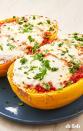 <p>Put that squash to good use with a cheesy, saucy dinner.</p><p>Get the recipe from <a href="https://www.delish.com/cooking/recipe-ideas/a27345958/instant-pot-spaghetti-squash-recipe/" rel="nofollow noopener" target="_blank" data-ylk="slk:Delish;elm:context_link;itc:0;sec:content-canvas" class="link ">Delish</a>.</p>