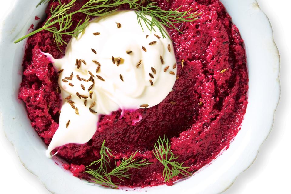 Roasted Beet and Walnut Dip