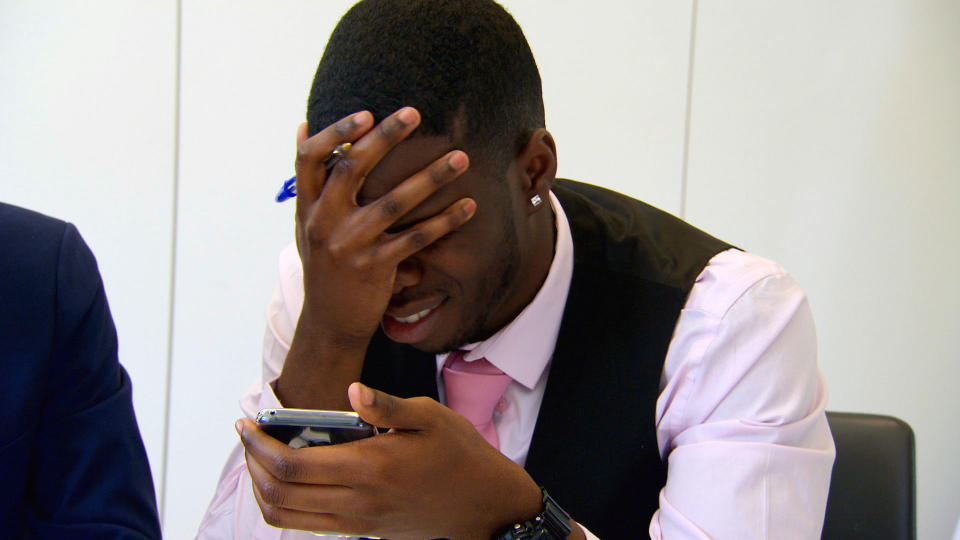 Kayode’s facepalm pretty much covers the boys’ performance this week