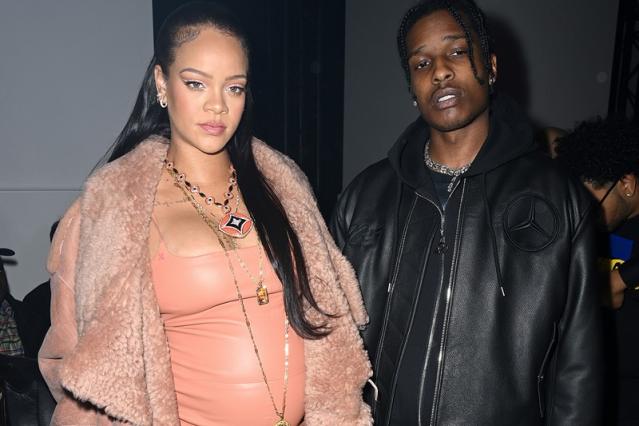 Rihanna attends Gucci show with A$AP Rocky