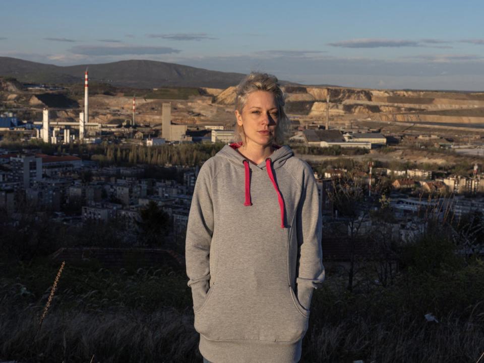 Deana Jovanovic, 40: ‘I expect that the heroines of the village will get what they are fighting for: systematic support from the government and the Zijin company which could provide them life with dignity. I hope they will be able to plan their future together’ (Reuters)