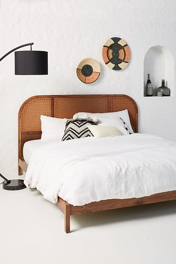 SHOP NOW: Sorella Leather Bed, from $2,298 anthropologie.com.