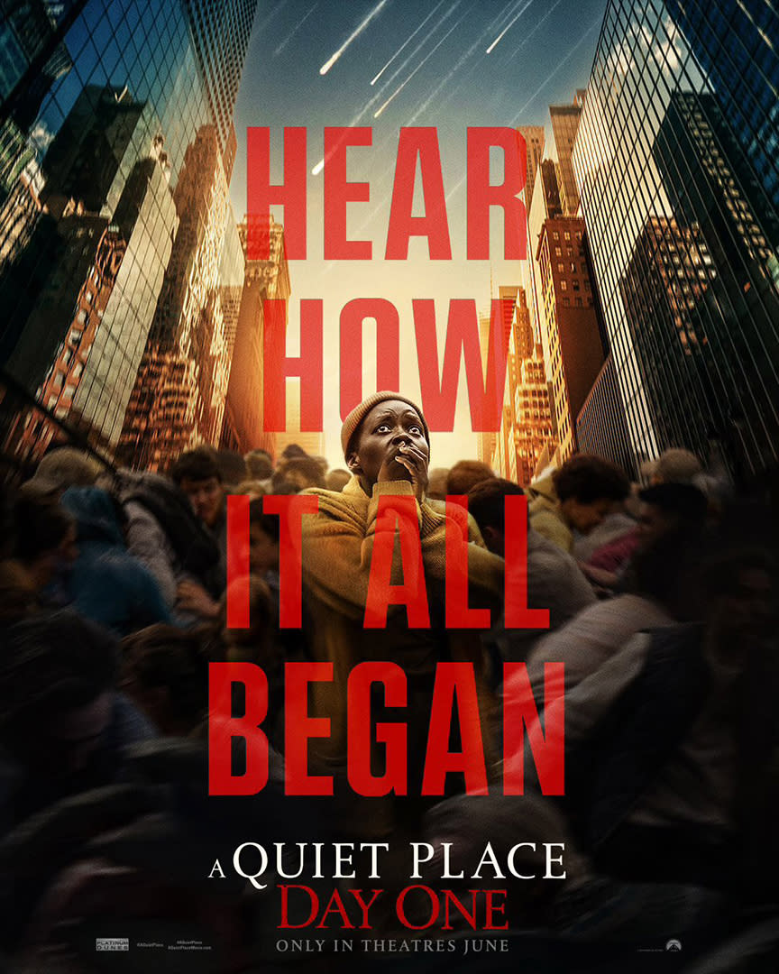 Original film poster design for A Quiet Place: Day One