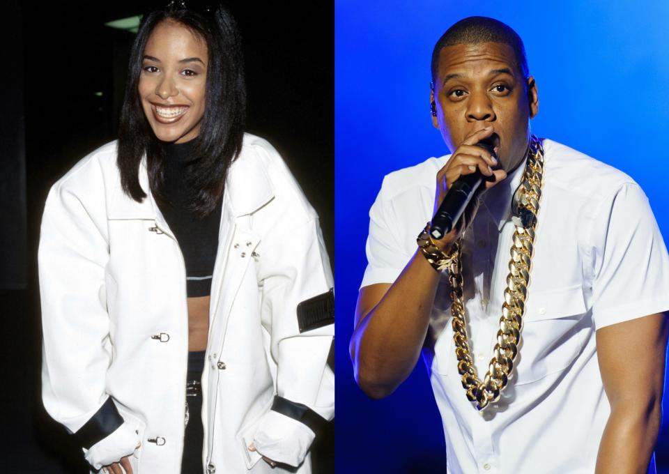 Aaliyah and Jay Z