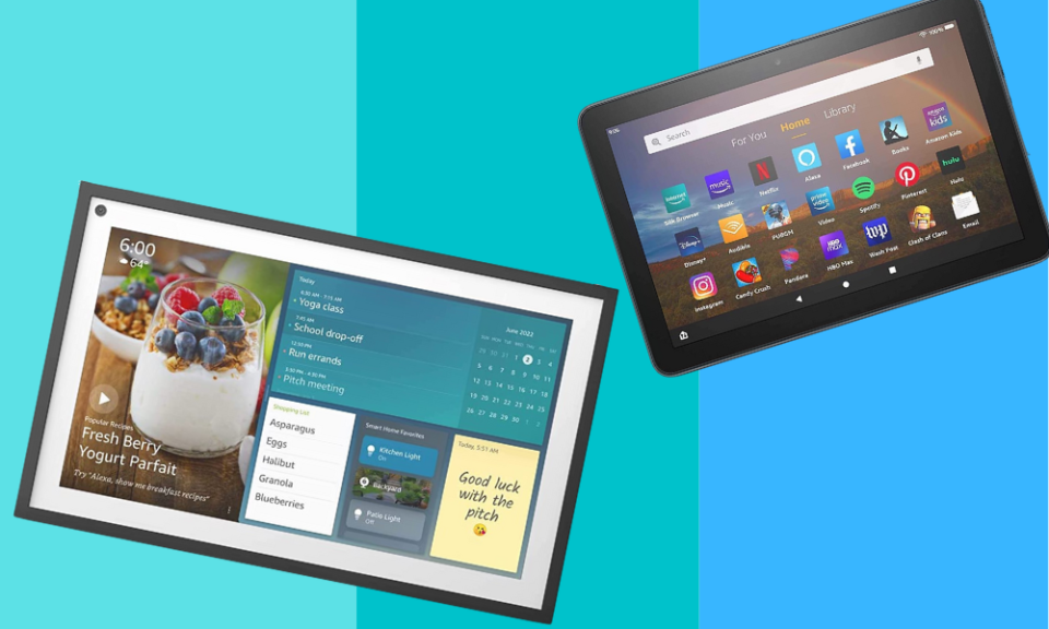 echo show, tablet