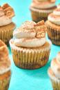 <p>Like the cereal but (obviously) better.</p><p>Get the recipe from <a href="https://www.delish.com/cooking/recipe-ideas/a51460/cinnamon-toast-crunch-cupcakes-recipe/" rel="nofollow noopener" target="_blank" data-ylk="slk:Delish" class="link rapid-noclick-resp">Delish</a>.</p>