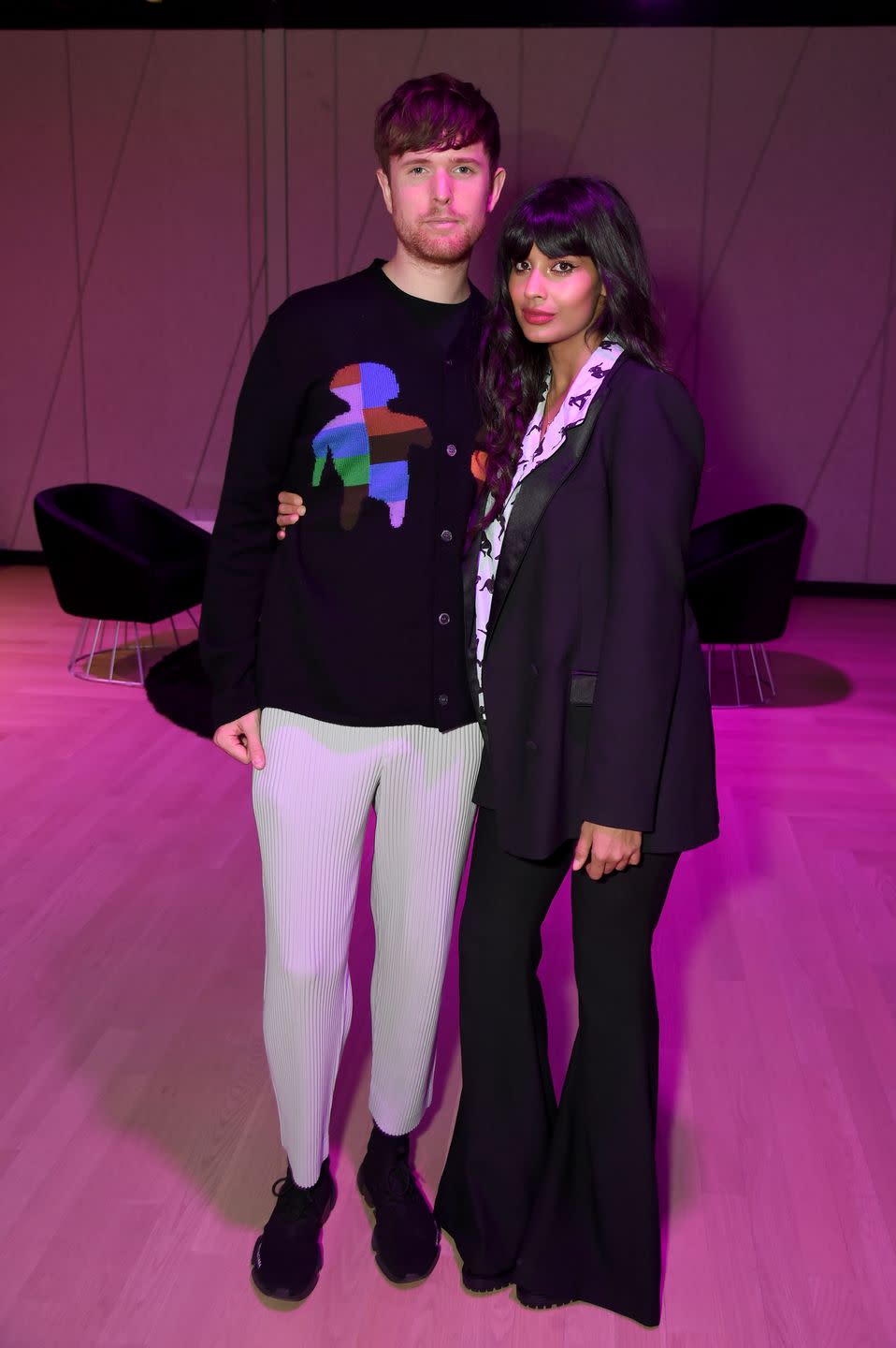 Jameela Jamil and James Blake