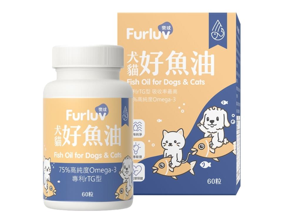 ★【Furluv樂球】好魚油軟膠囊（60粒／瓶），專利純化技術，打造優質魚油。（圖片來源：Yahoo奇摩購物中心）