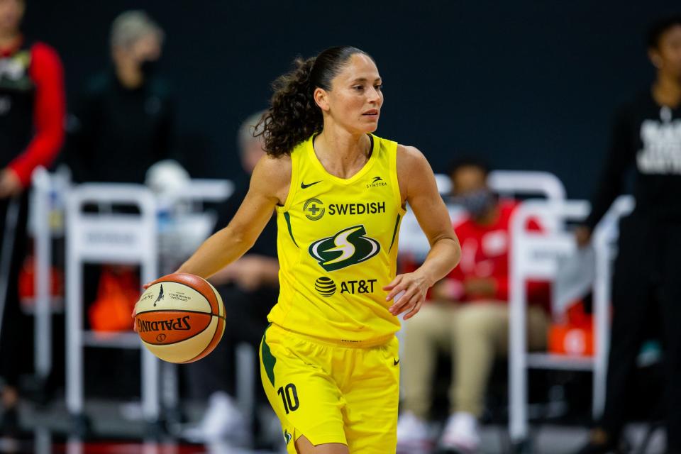 Jerseys like Sue Bird's No. 10 for the Seattle Storm have been in high demand.