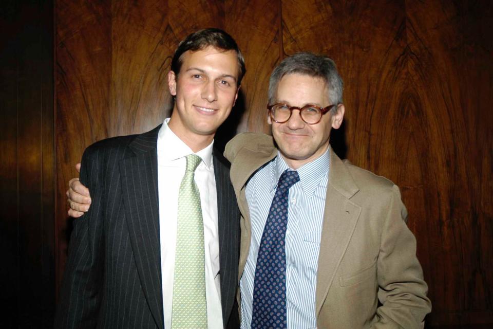 Jared Kushner and Peter Kaplan Present the Relaunch of the New York Observer Website at Four Seasons Restaurant on April 18, 2007 in New York City.