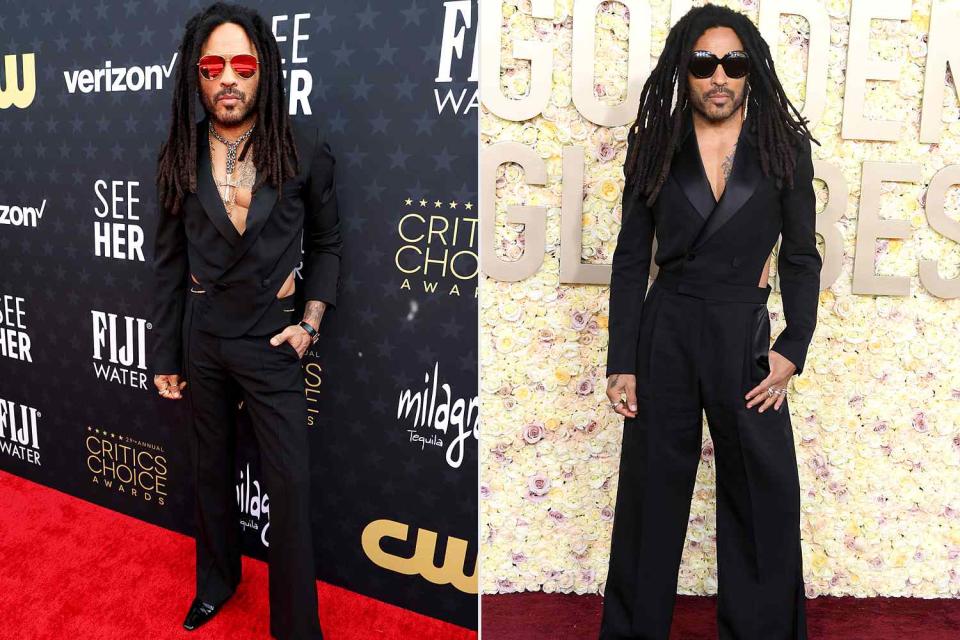 Lenny Kravitz Shows a Sexy Hint of Skin (Again!) with His 2024 Critics