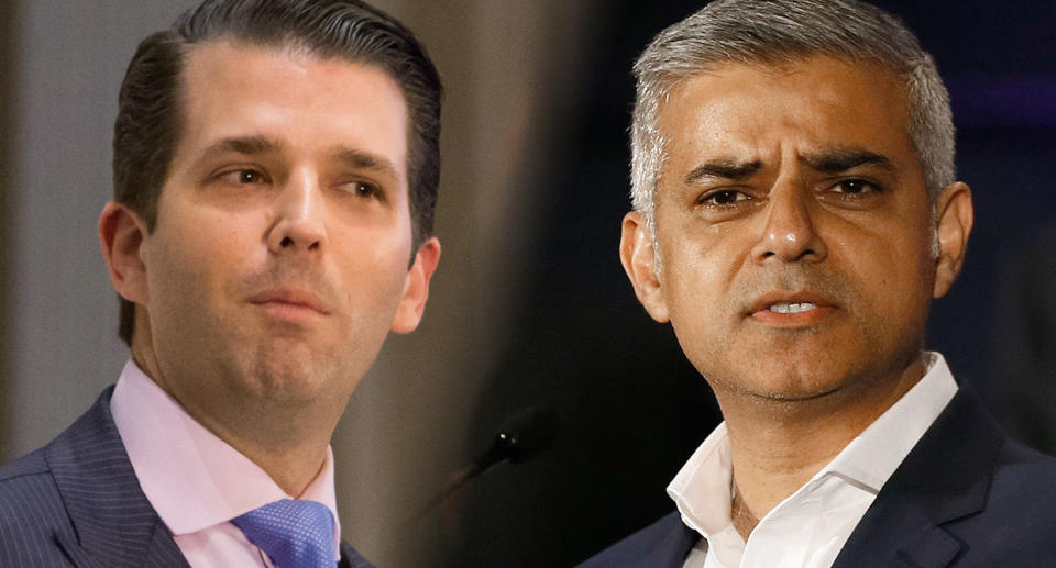 Donald Trump Jr., Sadiq Khan