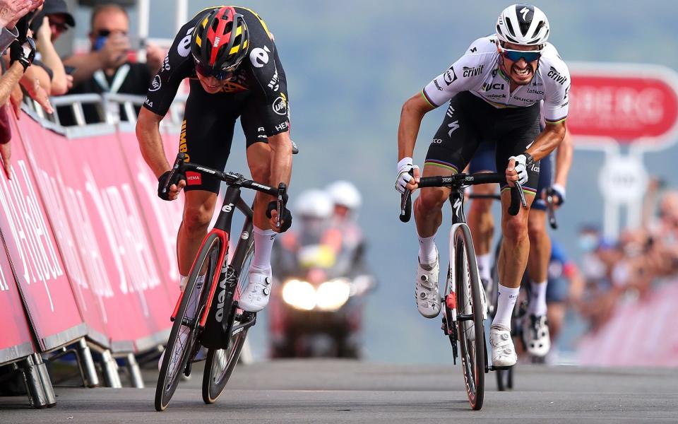 Wout van Aert and Julian Alaphilippe - GETTY IMAGES