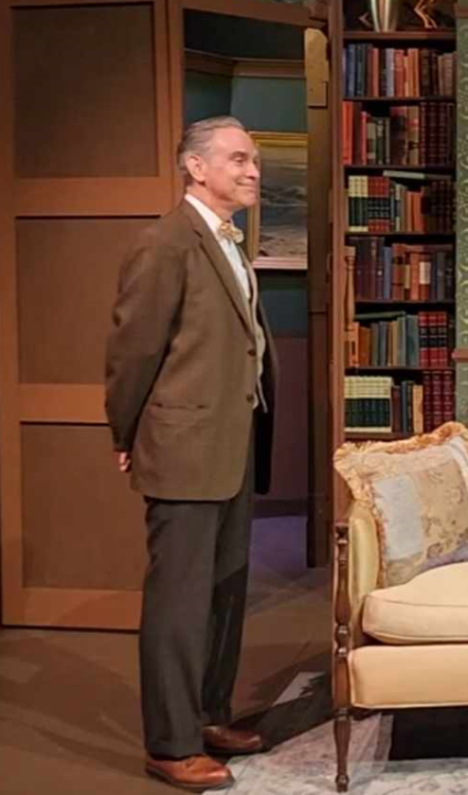 Skip Greer as Elwood P. Dowd in Playcrafters’ “Harvey,” opening Friday, Feb. 9.