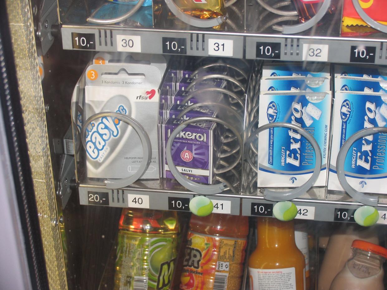 Condoms in the Vending Machine