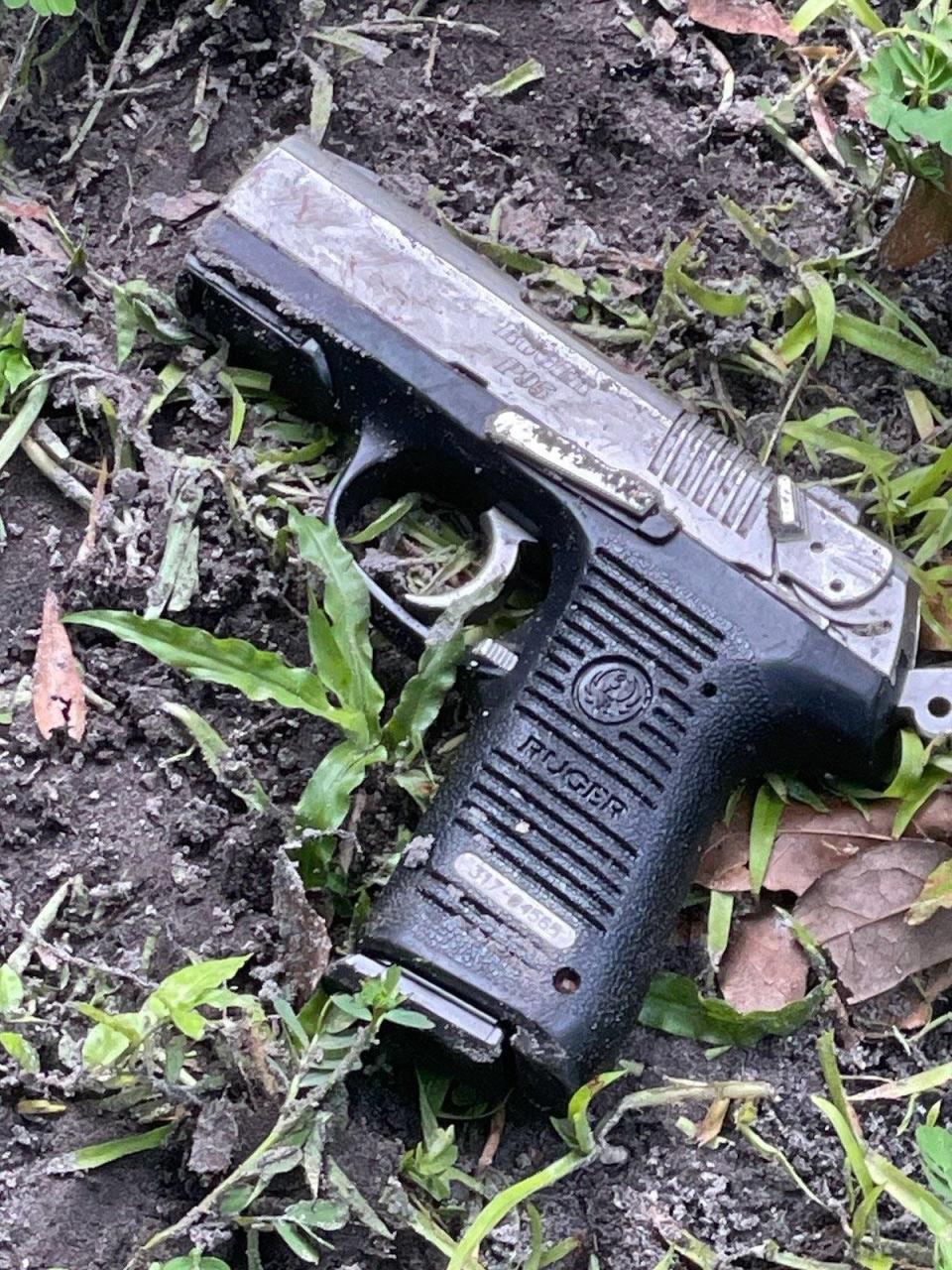 This handgun was recovered at the initial police shootout on West 45th Street on July 22, according to the Jacksonville Sheriff's Office.