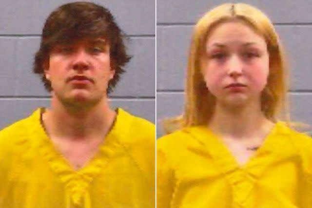 <p>Rankin County Jail (2)</p> Ryan Scott Duette (left) and Lainey Bella Ingle (right) are charged in connection to the April 23 killing of Bryson Cortez Horne Wash.