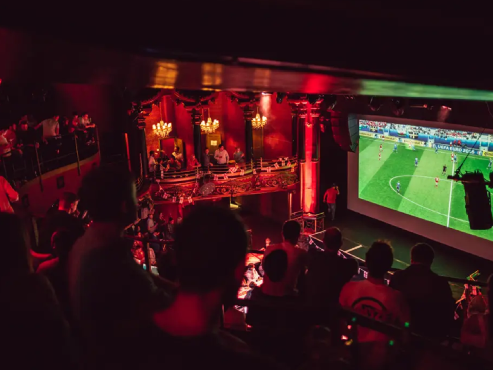 Watch in style in a box or book a seat to enjoy the 25ft screen (Clapham Grand)