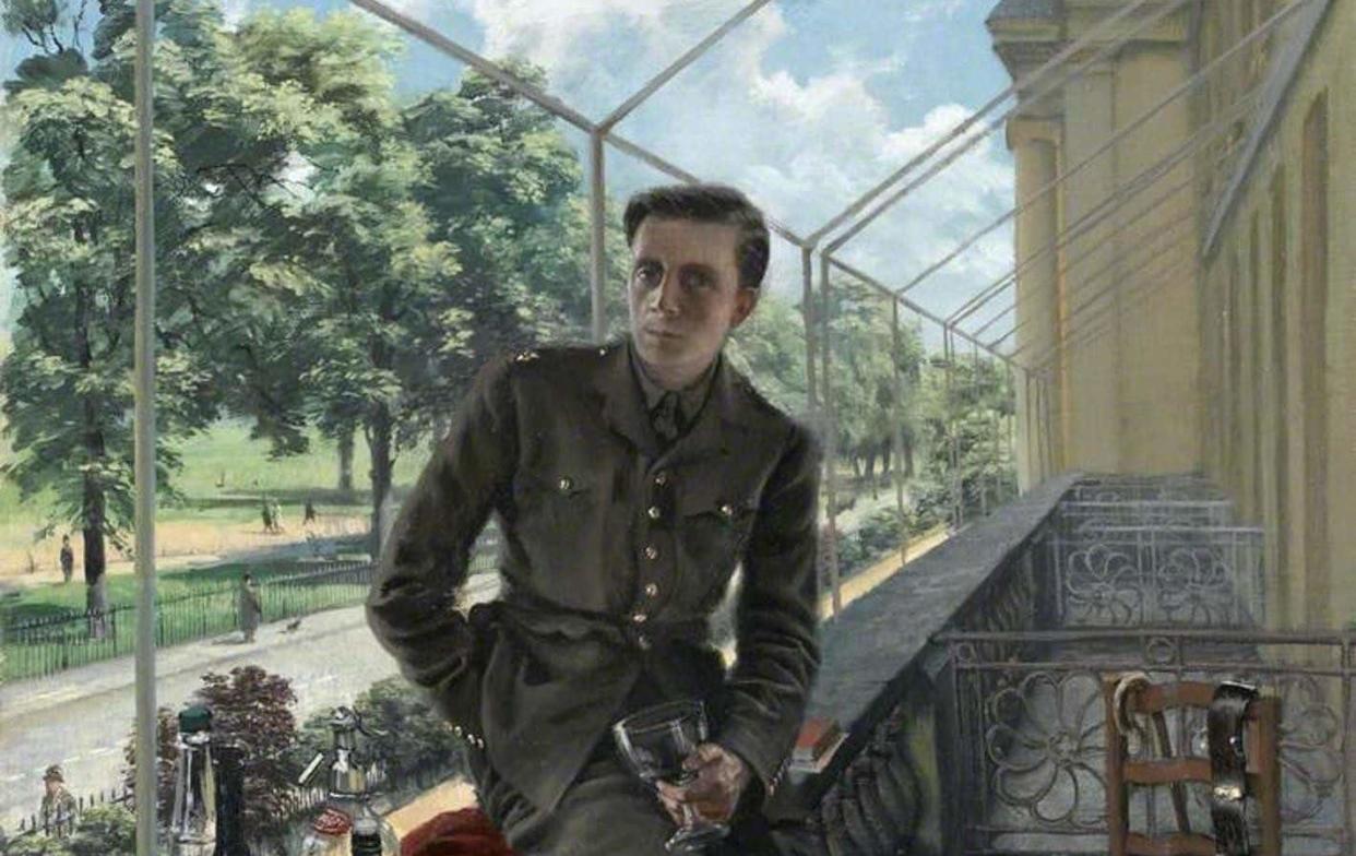 Rex Whistler, Self-Portrait in Welsh Guards Uniform, 1940