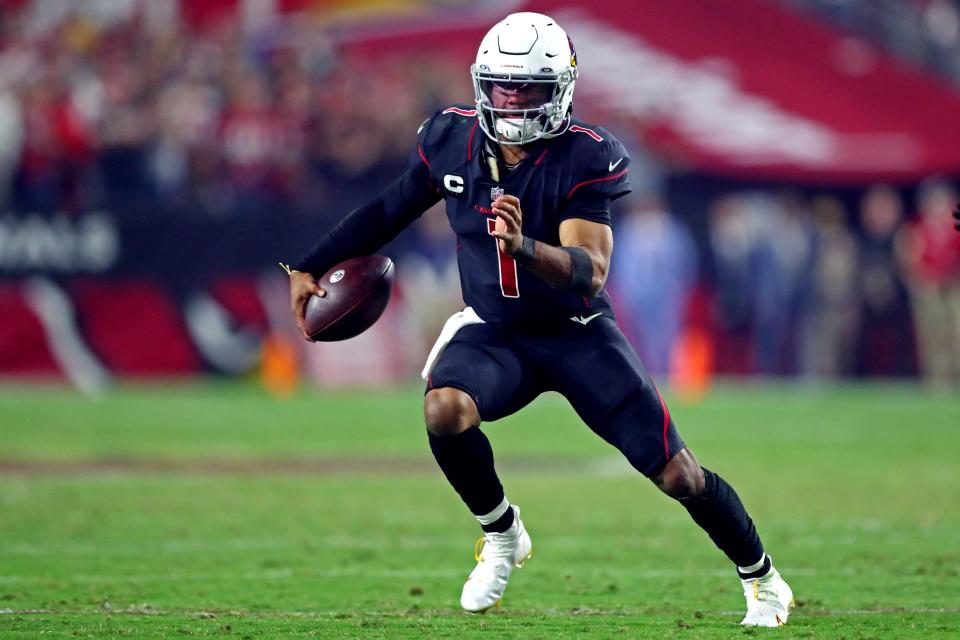 Cardinals quarterback Kyler Murray has accounted for 20 touchdowns this season -- 17 passing, 3 rushing -- but hasn't played since a Week 8 loss to Green Bay due to an ankle injury.