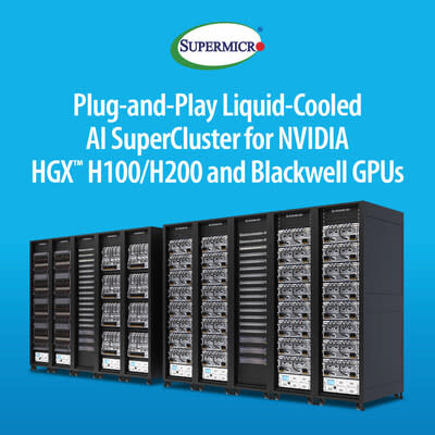 Plug-and-Play Liquid-Cooled AI SuperCluster