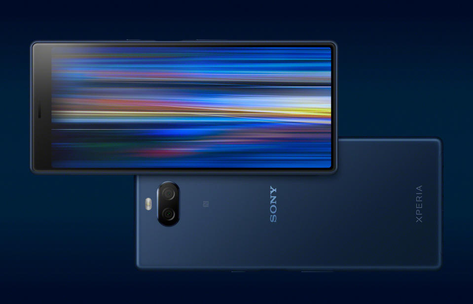 Sony's Xperia 10 smartphone.