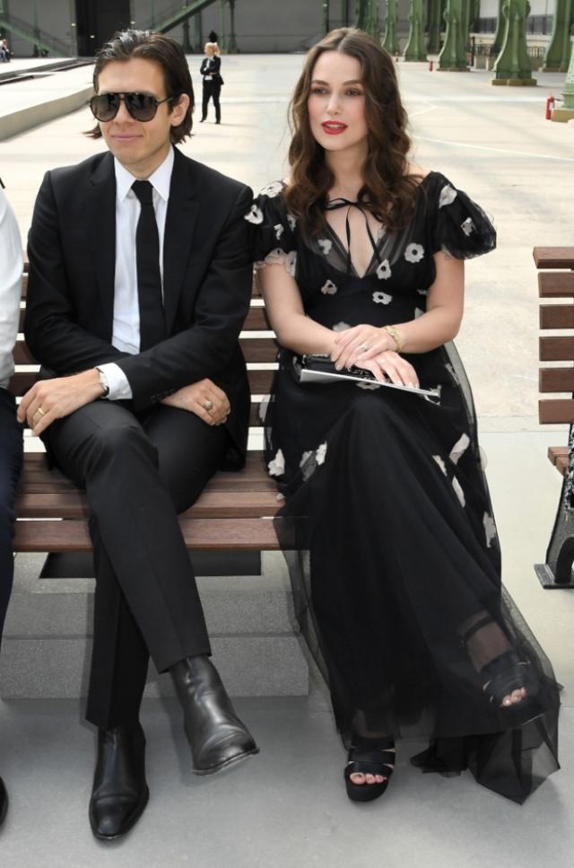 Pregnant Keira Knightley and Lily-Rose Depp Sit Front-Row at Chanel's  Cruise 2020 Show