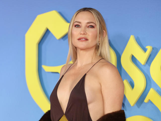 Kate Hudson Stole Everybody's Attention in Sheer, Plunging Gown at