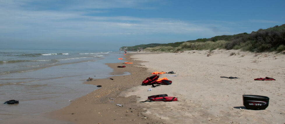 Avec plus de 45 000 passages, le nombre de traversées de la Manche a atteint un niveau inédit en 2022.  - Credit:HELENE DECAESTECKER / Hans Lucas / Hans Lucas via AFP