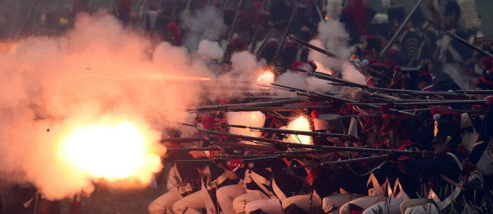 La bataille de Waterloo, en juin 1815, a fait plus de 10 000 morts.  - Credit:JOHN THYS / AFP