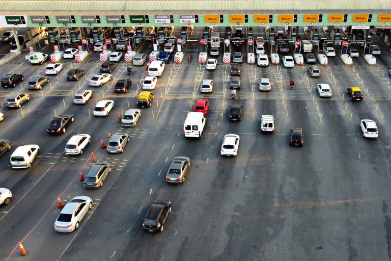 El gobierno de la Ciudad dispuso la gratuidad de los peajes con acceso a la Capital Federal en este viernes 7 de julio (Imagen de archivo)