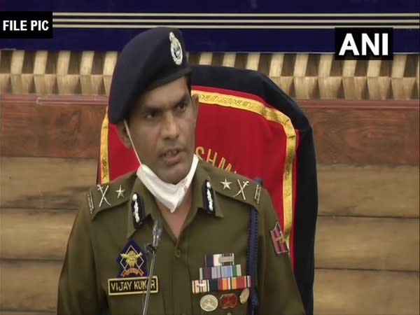 IGP Kashmir Vijay Kumar. [File Photo/ANI]