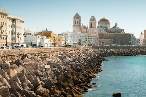 Cadiz, where the French and Spanish fleets left to meet Nelson at Trafalgar - Credit: Getty