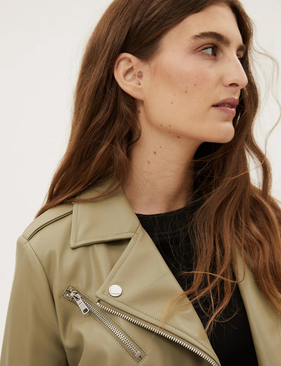 M&S faux leather jacket