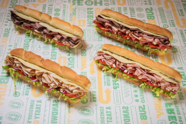 <p>Subway</p> Subway will be giving away 1 million of their new Deli Heroes sandwiches to celebrate new deli slicers in stores nationwide