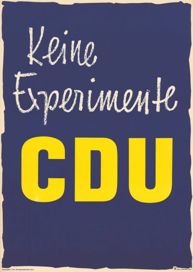 CDU-Wahlkampfplakat 