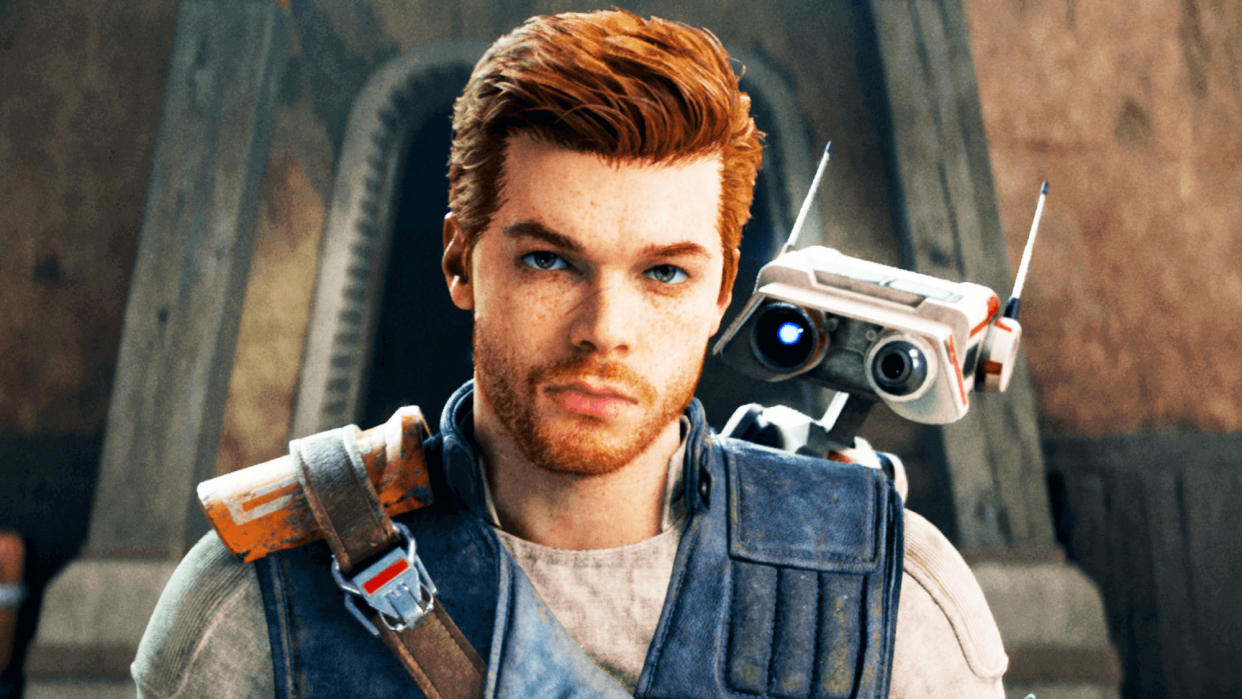  Cal Kestis, a character in the Star Wars: Jedi Survivor video game. 