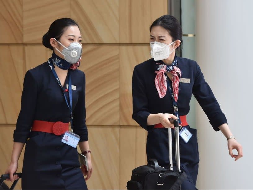 New guidance has been issued for cabin crew (AFP via Getty Images)