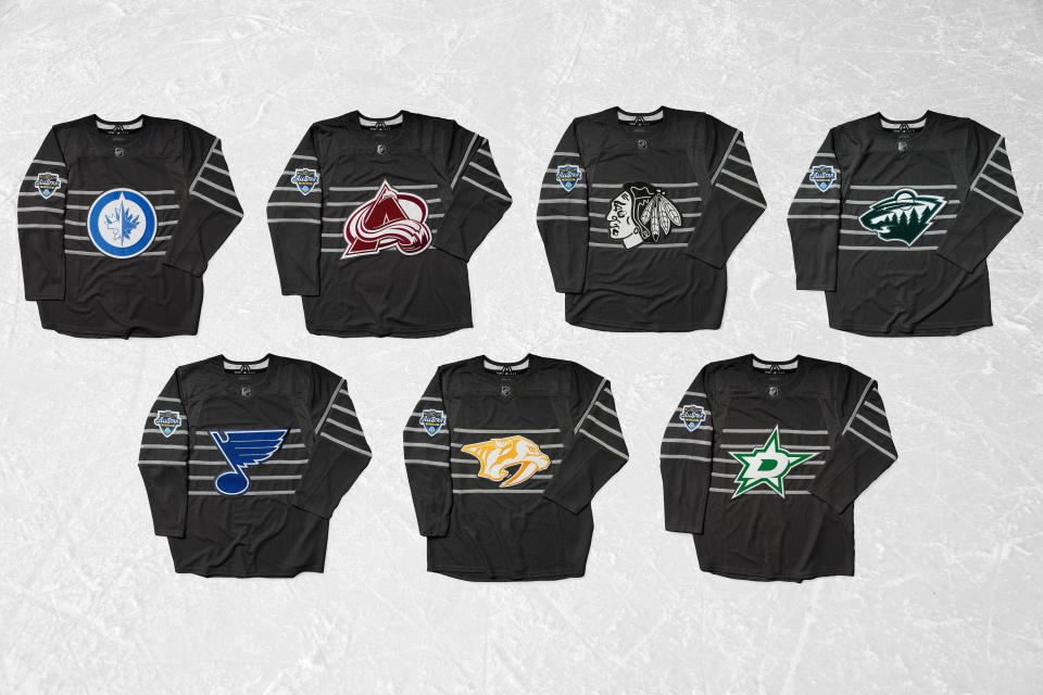 The NHL All-Star Jerseys for 2020. (via Twitter/NHL)