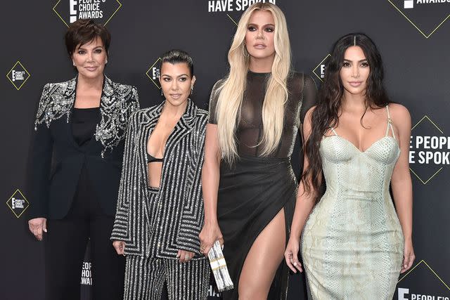 David Crotty/Patrick McMullan via Getty From left: Kris Jenner, Kourtney Kardashian, Khloé Kardashian and Kim Kardashian