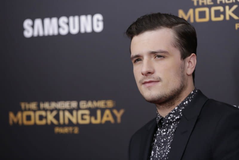 Josh Hutcherson arrives on the red carpet at "The Hunger Games: Mockingjay- Part 2" New York premiere at AMC Loews Lincoln Square 13 Theater in 2015. File Photo by John Angelillo/UPI