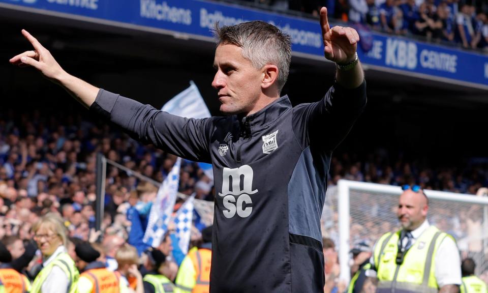 <span>Kieran McKenna guided Ipswich to two successive promotions.</span><span>Photograph: Tom Jenkins/The Guardian</span>