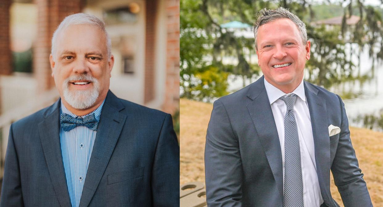 Candidates for Chatham County Commission District 1, Wayne Noha and Austin Hill