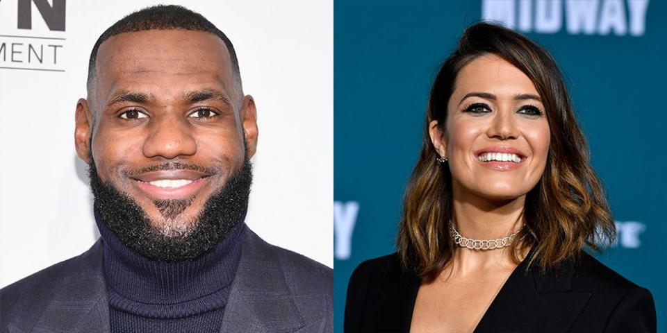 LeBron James and Mandy Moore