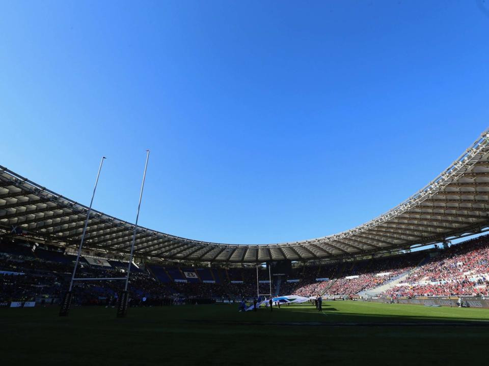 Italy's final Six Nations match against England is at risk of being moved or cancelled due to coronavirus: Getty